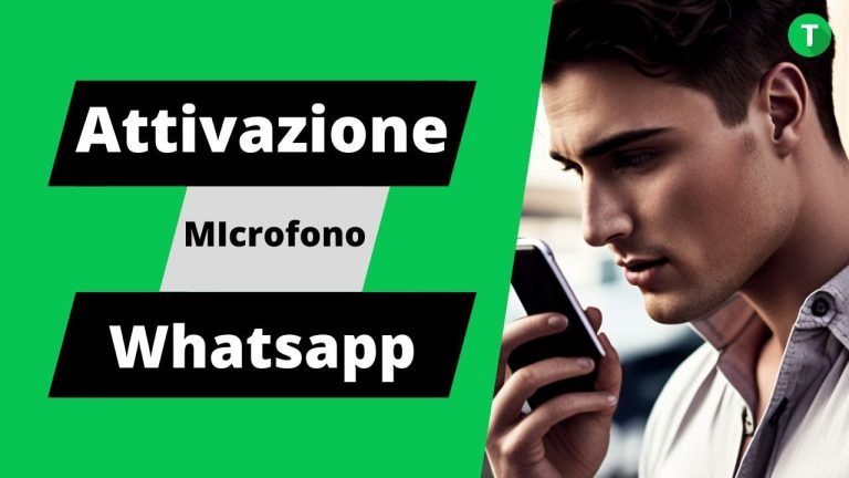 Attivare microfono whatsapp android